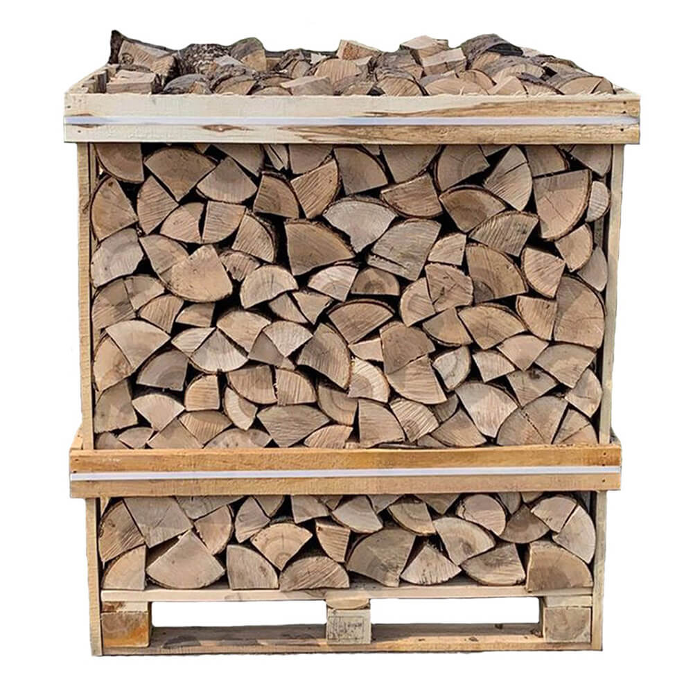 Bois de chauffage en frêne séché au four - Caisse de 1,17m3 – Image 2
