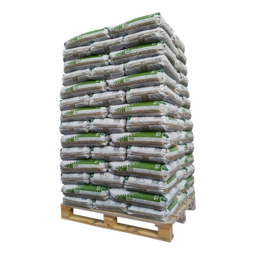 Pellet Green Forest - Palette de 70 sacs de 15 kg