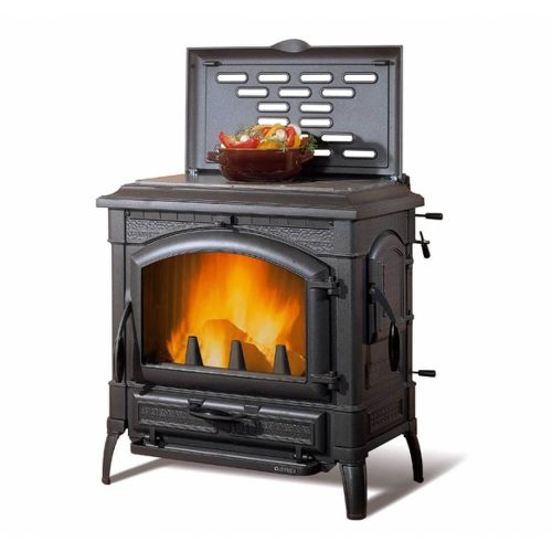 Poêle à bois Isotta con cerchi Evo 14.5kW