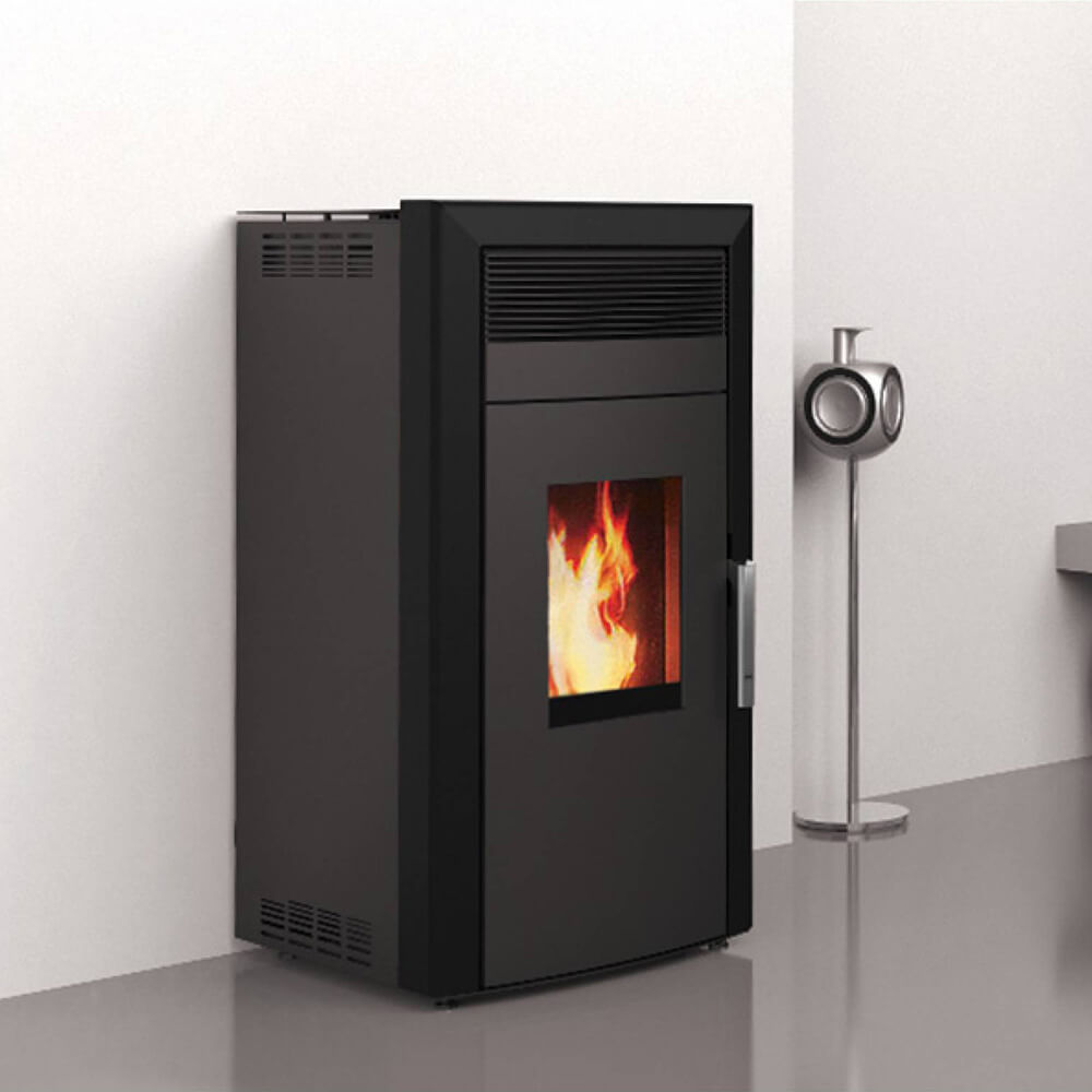 Pack Poêle à granulés Hydro Baracuda Commo + tuyaux d'évacuation Poujoulat 15kW – Image 2