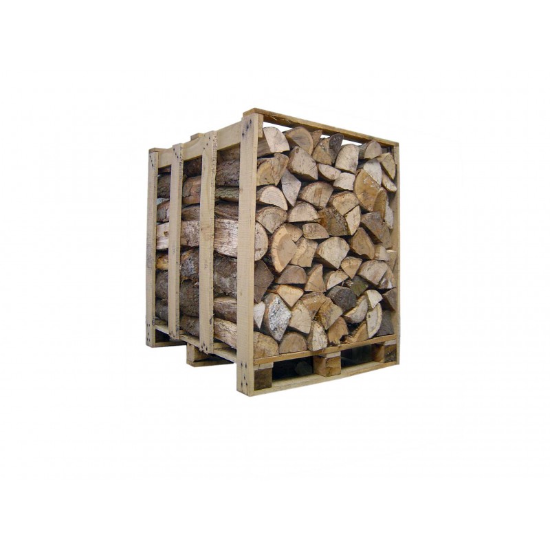 Palette de 1st de bois de 33 cm de chauffage (Mélange Hêtre, Chêne) sec séchoirs - prêt à l'emploi
